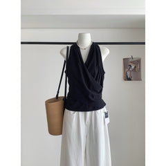 Fashion Versatile Korean Simple Comfort And Casual Halterneck Vest