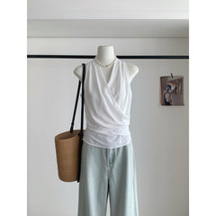 Fashion Versatile Korean Simple Comfort And Casual Halterneck Vest