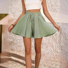 Women's Summer Solid Color Shorts Pantskirt