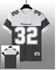 Summer Menswear Casual Digital Printed Round Neck Short Sleeve T-shirt