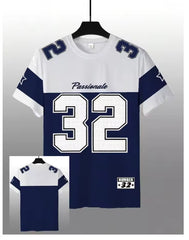 Summer Menswear Casual Digital Printed Round Neck Short Sleeve T-shirt