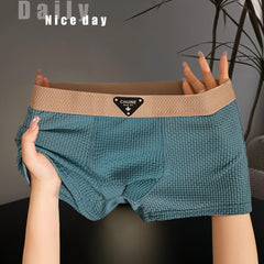 Men's Ice Silk Underwear Fashion Sport Boxer