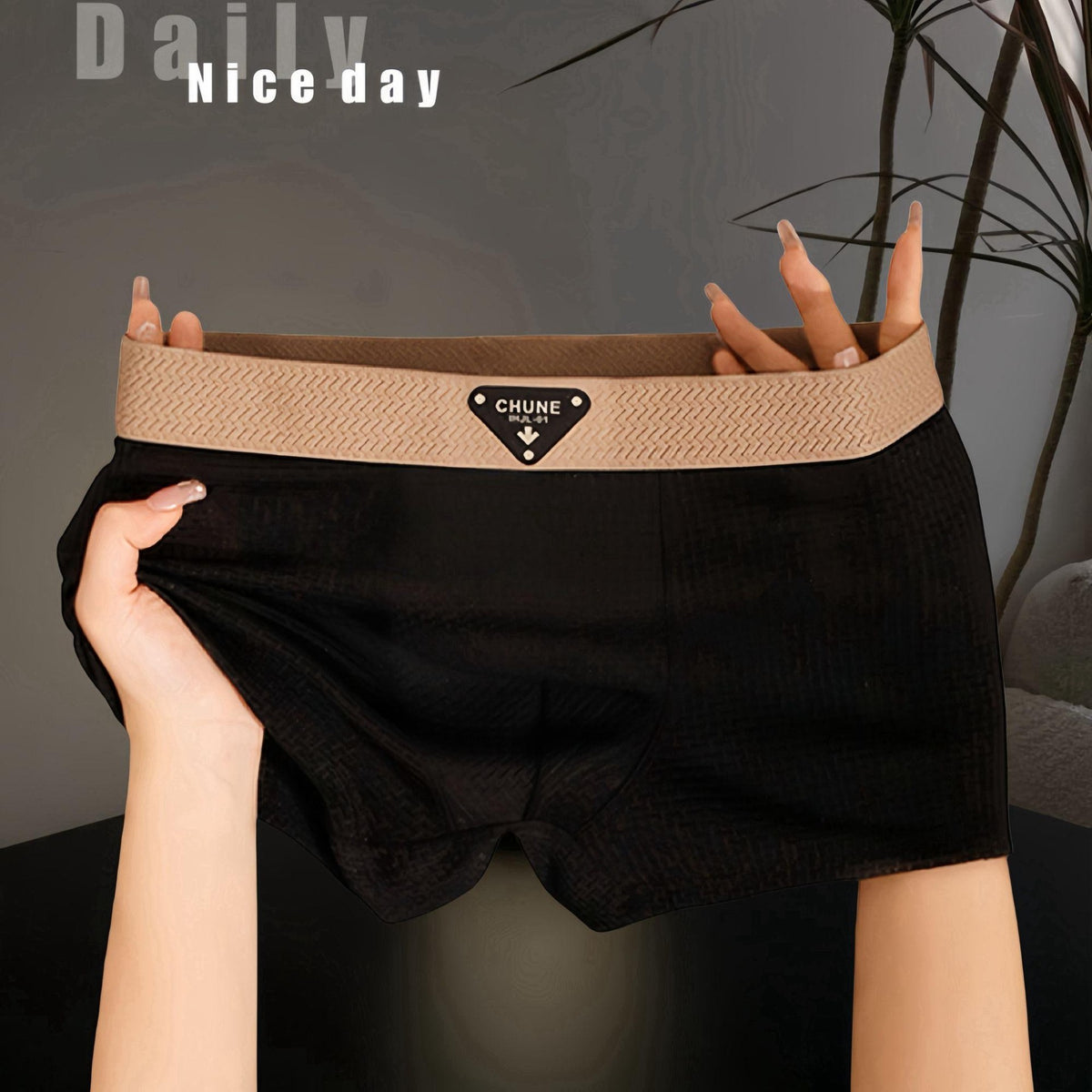 Men's Ice Silk Underwear Fashion Sport Boxer