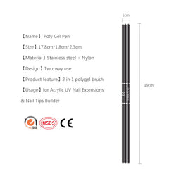 Manicure Double Head Phototherapy Brush Set