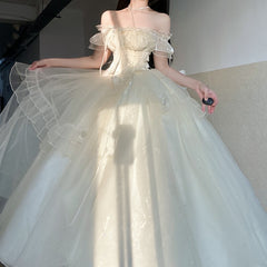 Summer New French Fairy Star Bright Princess Dress