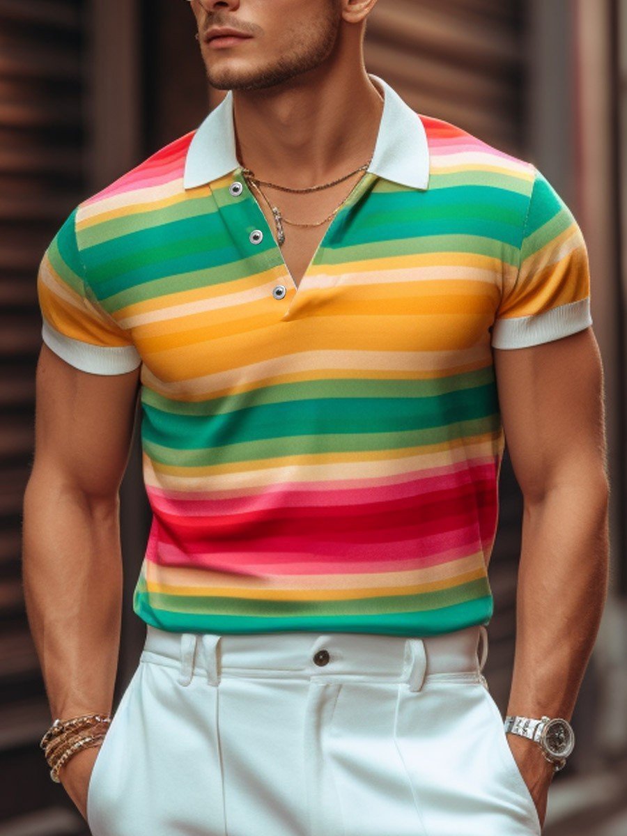 T-shirt Men's Youth Leisure All-matching Slim Fit