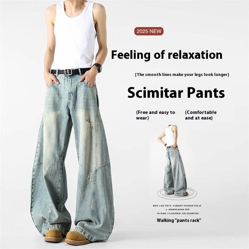 American High Street Washed Machete Jeans Men